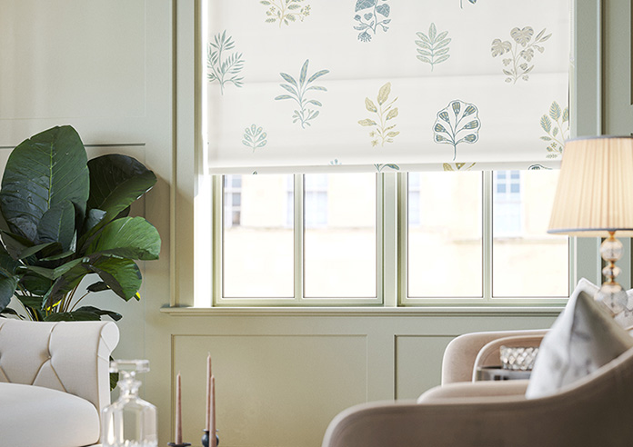 Botanical Velvet, Spring - Twist&Fit Roman Blind - Image 5